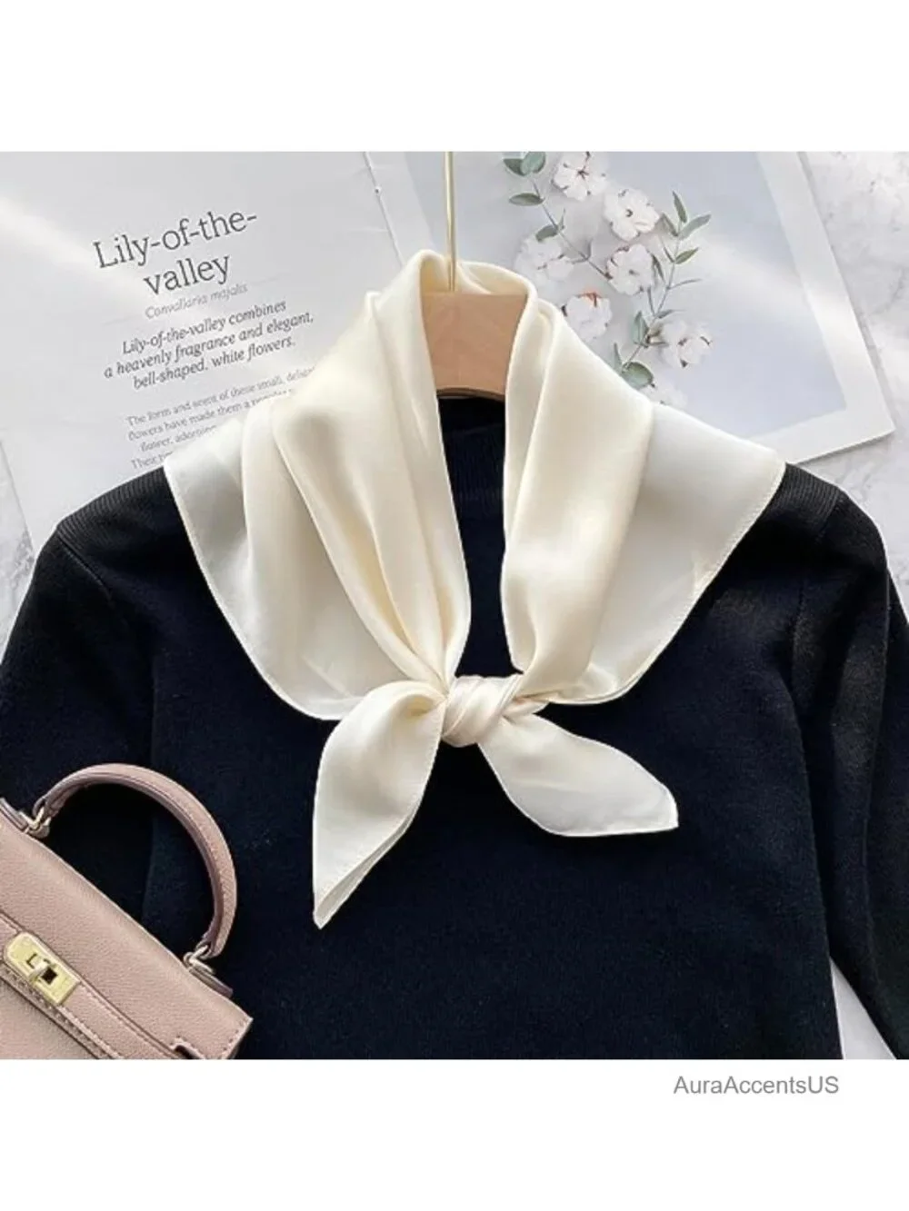 100% Pure Mulberry Silk Square Scarf 26